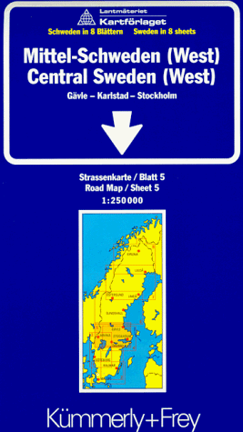 Central Sweden: West (Regional Maps - Sweden)