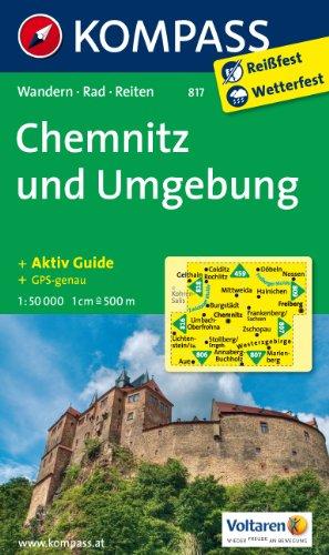 Chemnitz und Umgebung: Wanderkarte mit Aktiv Guide, Rad- und Reitwegen. GPS-genau. 1:50000