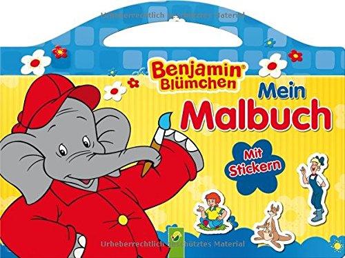 Benjamin Blümchen - Mein Malbuch: Mit Stickern