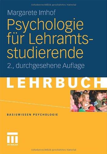 Psychologie Für Lehramtsstudierende (Basiswissen Psychologie) (German Edition)