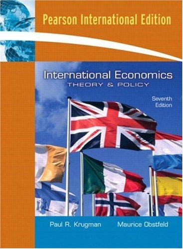 International Economics: Theory and Policy