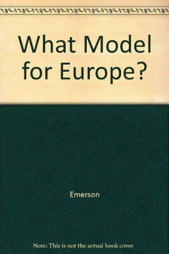 What Model for Europe