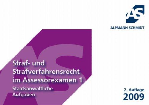 Alpmann Cards Straf- und Strafverfahrensrecht im Assessorexamen 1