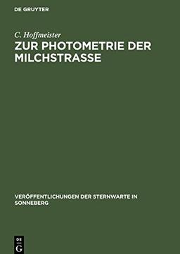 Zur Photometrie der Milchstraße