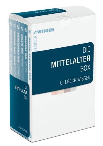 Die Mittelalter Box: Enthält: 2307 Rexroth, Deutsche Geschichte im Mittelalter; 2120 Becher, Karl der Große; 2338 Thorau, Die Kreuzzüge; 2392 Ehlers, Die Ritter; 2393 Görich, Die Staufer