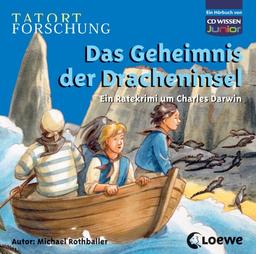 CD WISSEN Junior - TATORT FORSCHUNG - Das Geheimnis der Dracheninsel. Ein Ratekrimi um Charles Darwin, 2 CDs