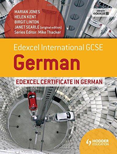 Edexcel International GCSE and Certificate German