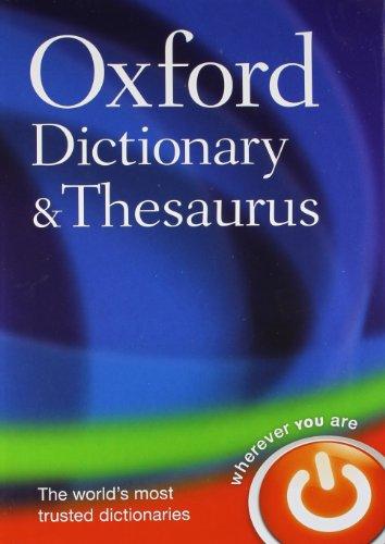 Oxford Dictionary and Thesaurus