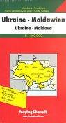 Ukraine-Moldawien. Autokarte. 1:1 200 000.