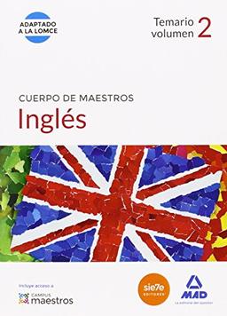 Cuerpo de Maestros, inglés. Temario (Maestros 2015)