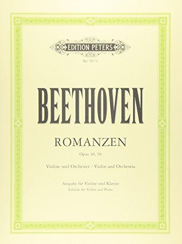 Romanzen für Violine und Orchester - G-Dur op. 40 · F-Dur op. 50: Ausgabe für Violine und Klavier