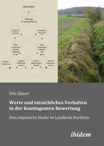 Werte und tatsächliches Verhalten in der Kontingenten Bewertung: Eine empirische Studie im Landkreis Northeim