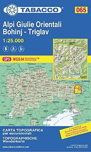 065 Alpi Giulie Orientali-Bohinj-Triglav 1:25 000