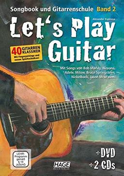 Let's Play Guitar - Band 2 mit 2 CDs und DVD: Songbook und Gitarrenschule