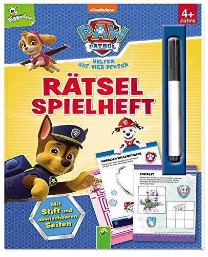 Paw Patrol - Rätselspielheft: Mit Stift und abwischbaren Seiten