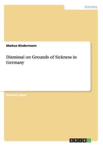 Dismissal on Grounds of Sickness in Germany