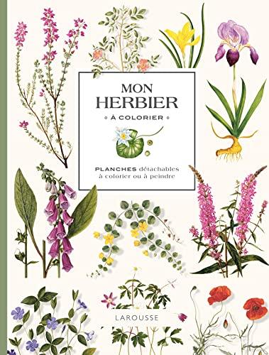 Mon herbier à colorier : planches détachables à colorier ou à peindre