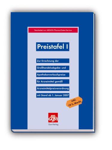 Preistafel I