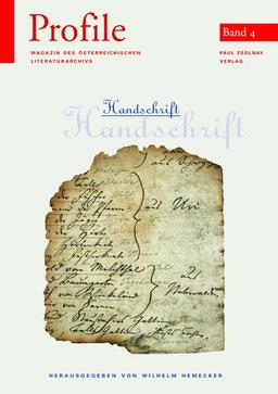 Profile, Bd.4, Handschrift