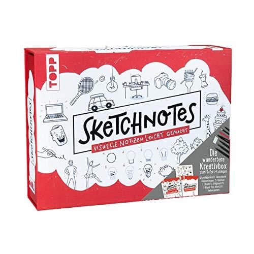 Sketchnotes - Die wunderbare Kreativbox: Die Starter-Box für alle Hobby-Kritzler und Bürozeichner