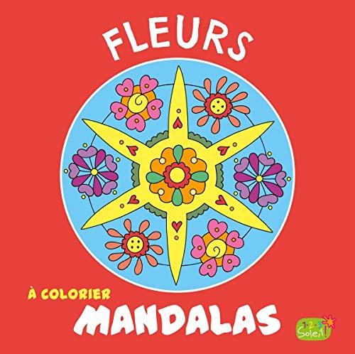 Mandalas à colorier : fleurs