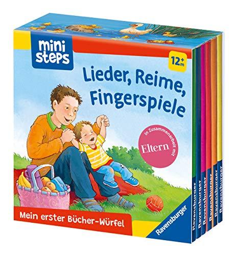 Mein erster Bücher-Würfel: Lieder, Reime, Fingerpiele (Bücher-Set): Ab 12 Monaten (ministeps Bücher)