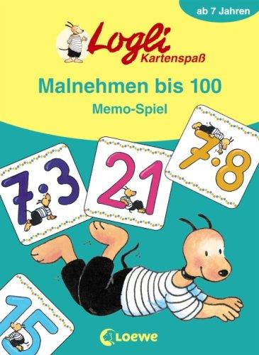 Malnehmen bis 100 - Memo Spiel: Logli Kartenspaß