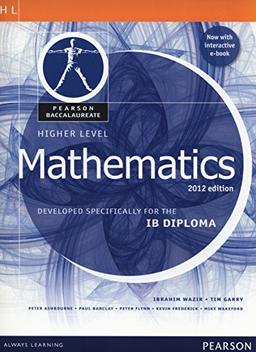 Pearson Baccalaureate  Higher Level Mathematics second edition print and ebook bundle for the IB Diploma