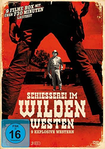 Schießerei im Wilden Westen – 9 explosive Western [3 DVDs]