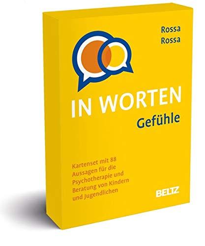 Gefühle in Worten: Kartenset mit 99 Aussagen für die Psychotherapie und Beratung von Kindern und Jugendlichen. Mit 8-seitigem Booklet im Stülpkarton, Kartenformat 5,9 x 9,2 cm. (Beltz Therapiekarten)