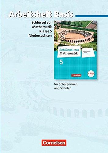 Schlüssel zur Mathematik - Differenzierende Ausgabe Niedersachsen: 5. Schuljahr - Arbeitsheft Basis