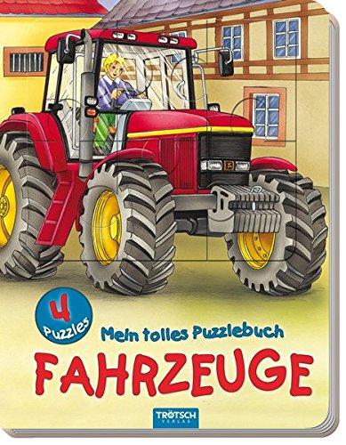 Mein tolles Puzzlebuch Fahrzeuge: 4 Puzzles, je 12 Teile