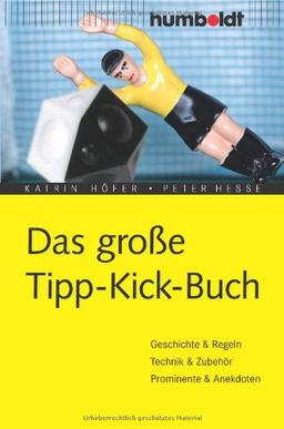 Das große Tipp-Kick Buch: Geschichte, Regeln, Technik, Zubehör, Anekdoten u.v.m