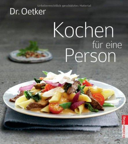 Kochen für eine Person