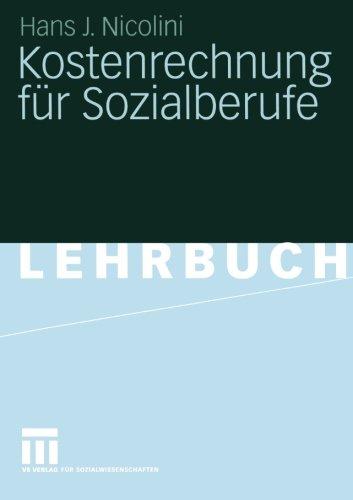 Kostenrechnung für Sozialberufe