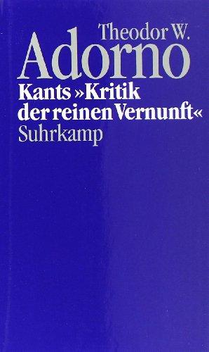 Nachgelassene Schriften. Abteilung IV: Vorlesungen: Band 4: Kants »Kritik der reinen Vernunft« (1959)