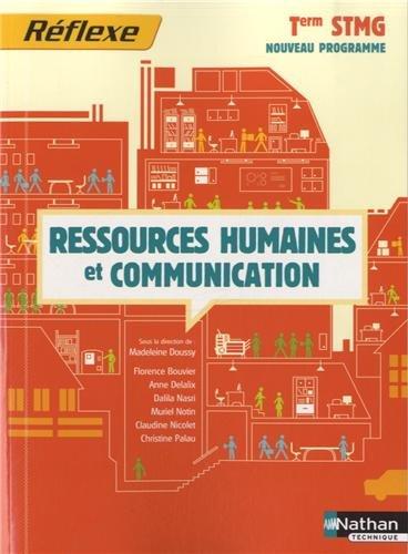 Ressources humaines et communication, terminale STMG : nouveau programme