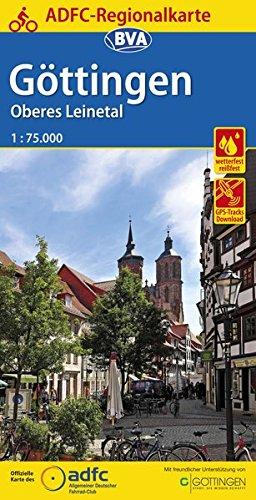 ADFC-Regionalkarte Göttingen Oberes Leinetal, 1:75.000, reiß- und wetterfest, GPS-Tracks Download (ADFC-Regionalkarte 1:75000)