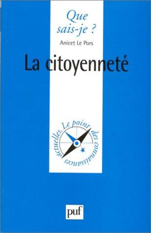 La citoyenneté (Que Sais-Je ?)