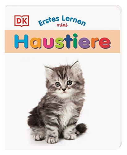 Erstes Lernen mini. Haustiere: Bildwörterbuch mit Glitzerfolie ab 1 Jahr