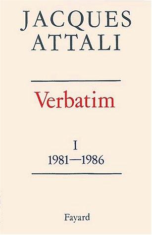 Verbatim. Vol. 1. 1981-1986