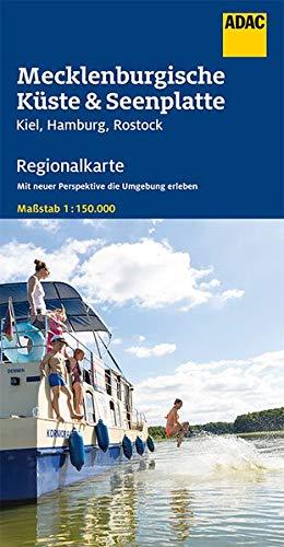 ADAC Regionalkarte Deutschland Blatt 2 Mecklenburgische Küste u.: Seenplatte ,Kiel, Hamburg, Rostock 1:150 000 (ADAC Regionalkarten 1:150.000)