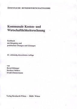 Kommunale Kosten- und Wirtschaftlichkeitsrechnung: (Keine Auslieferung über den Buchhandel)