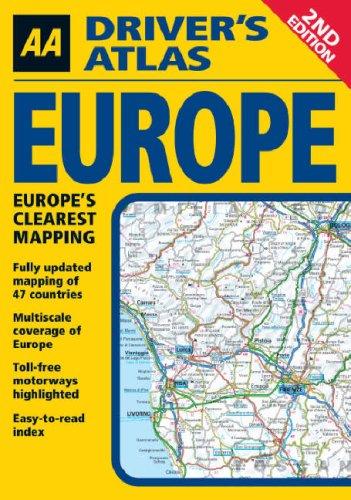 AA Driver's Atlas Europe (Aa Atlases and Maps)