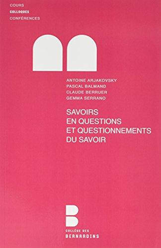 Savoirs en question