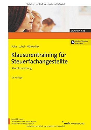 Klausurentraining für Steuerfachangestellte - Abschlussprüfung