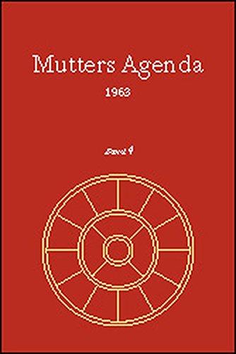 Agenda der Supramentalen Aktion auf der Erde: Mutters Agenda, Bd.4, 1963