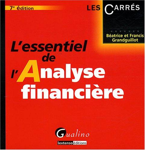 L'essentiel de l'analyse financière