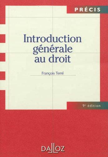 Introduction générale au droit