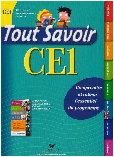 Tout savoir CE1